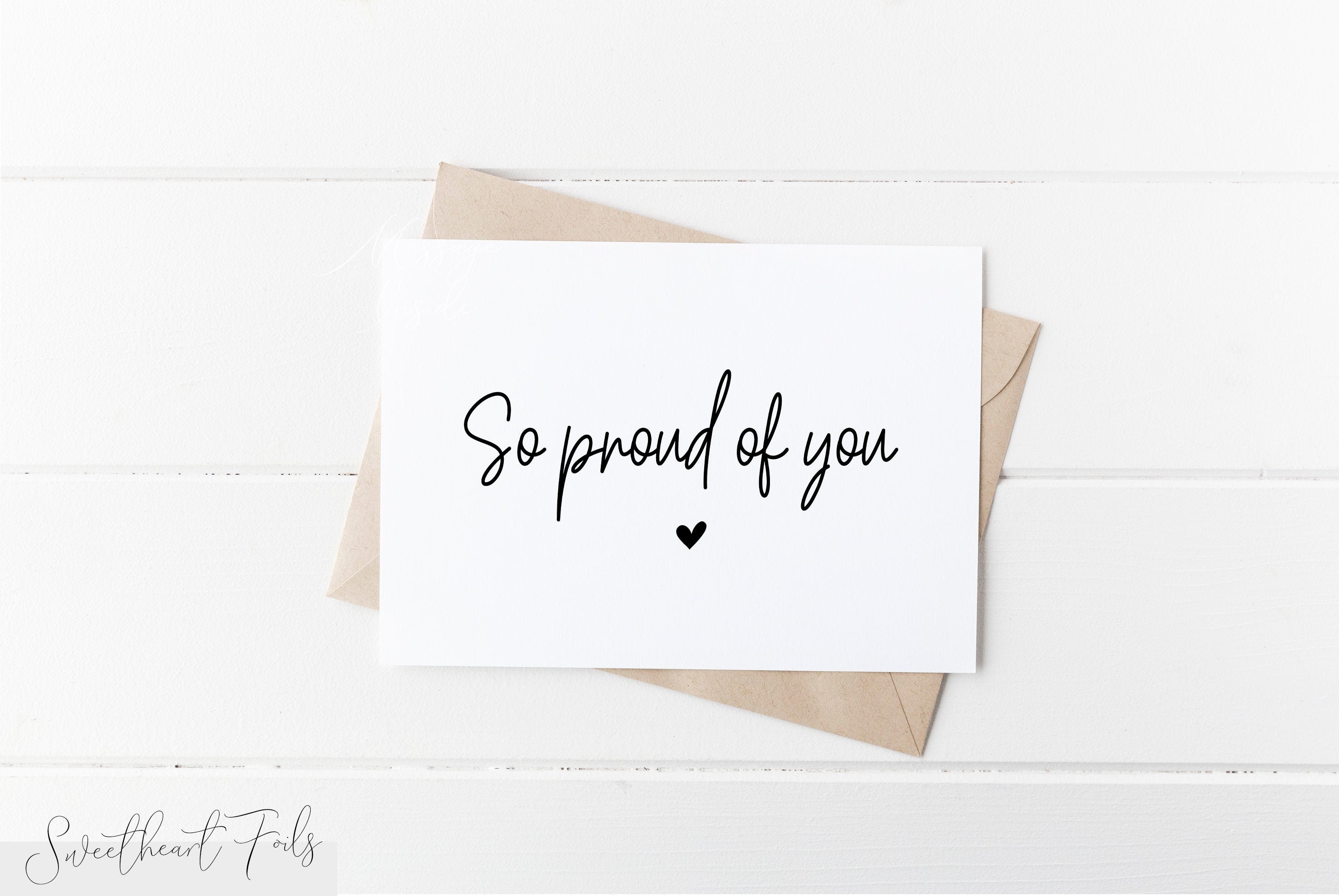 So Proud Of You Card Proud Of You New Job Graduation Well Etsy So Proud Of You Card Proud Of You New Job Graduation Well Etsy