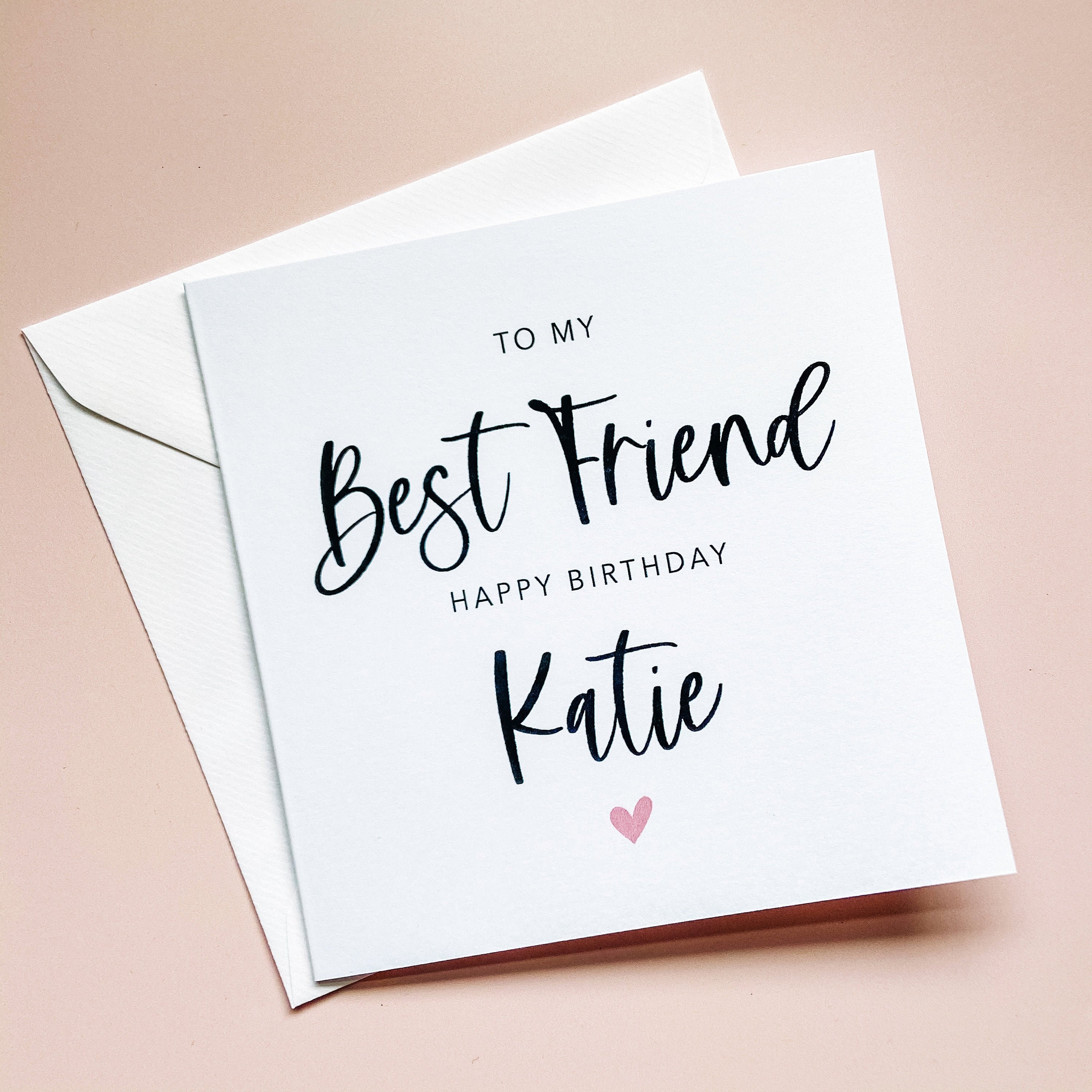 To My Best Friend Card Happy Birthday Card Best Friend | Etsy