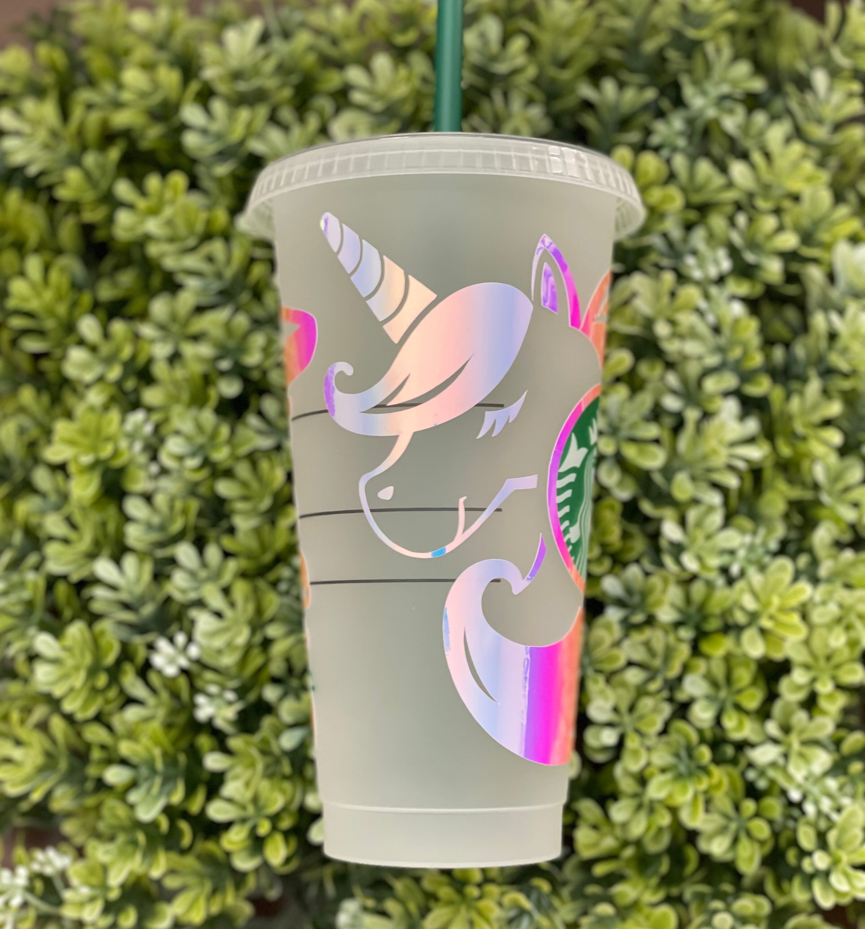 Unicorn Starbucks Cup Personalized Etsy