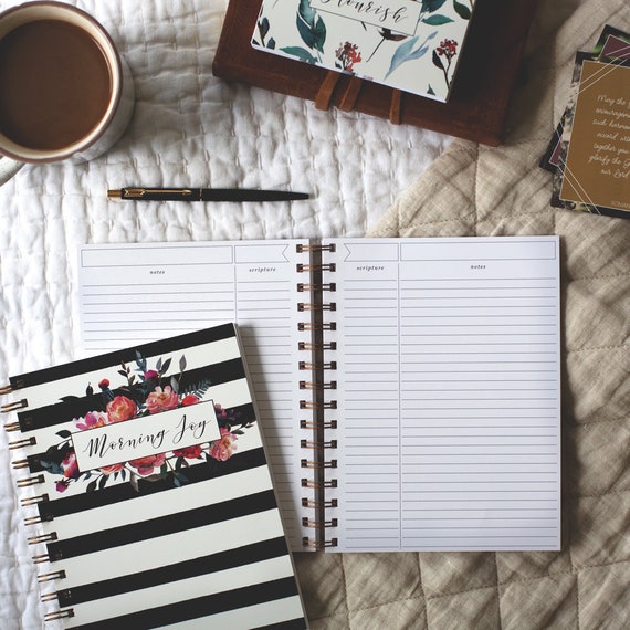 Sermon Notebook Morning Joy Scripture Journal Sermon Notes Daily Devotional Journal Bible Study Journal Bible Study Notebook - 