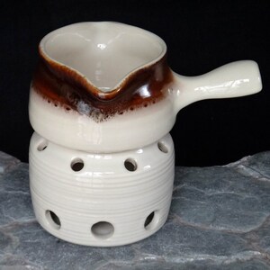 Chocolate fondue set Céramique de Beauce (3486/2025-A)