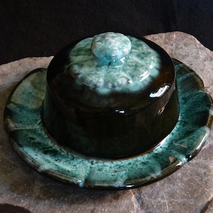 Butter dish Evangeline by Canuck Pottery