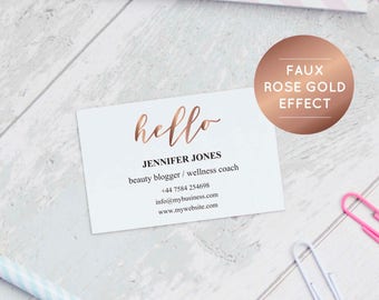 rose gold business card templates printable business cards business branding etsy seller gold business stationery calling cards - Rose Gold Business Cards rose gold business card templates printable business cards business branding etsy seller gold business stationery calling cards - Rose Gold Business Cards