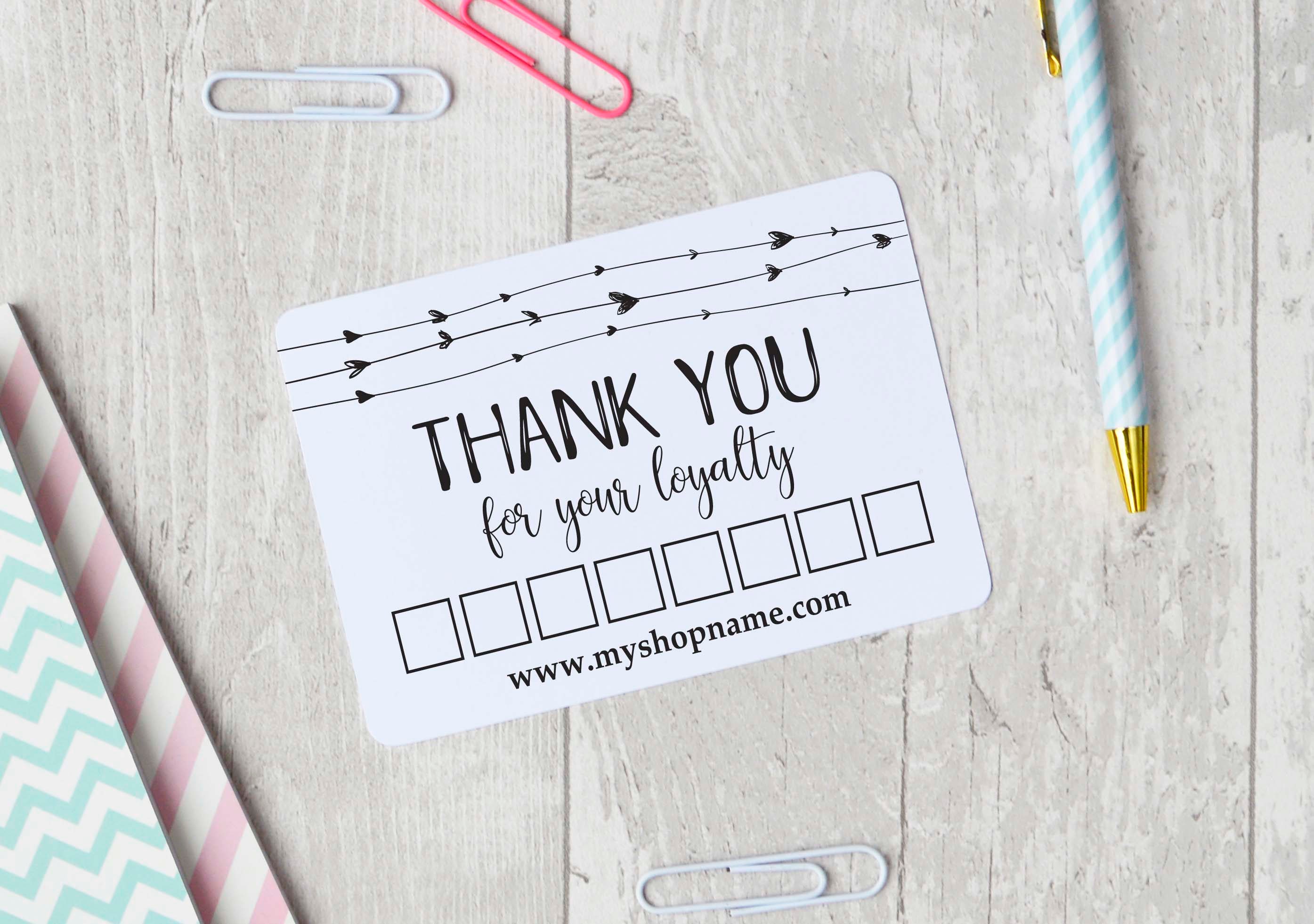 printable loyalty card template thank you for your loyalty loyalty card templates