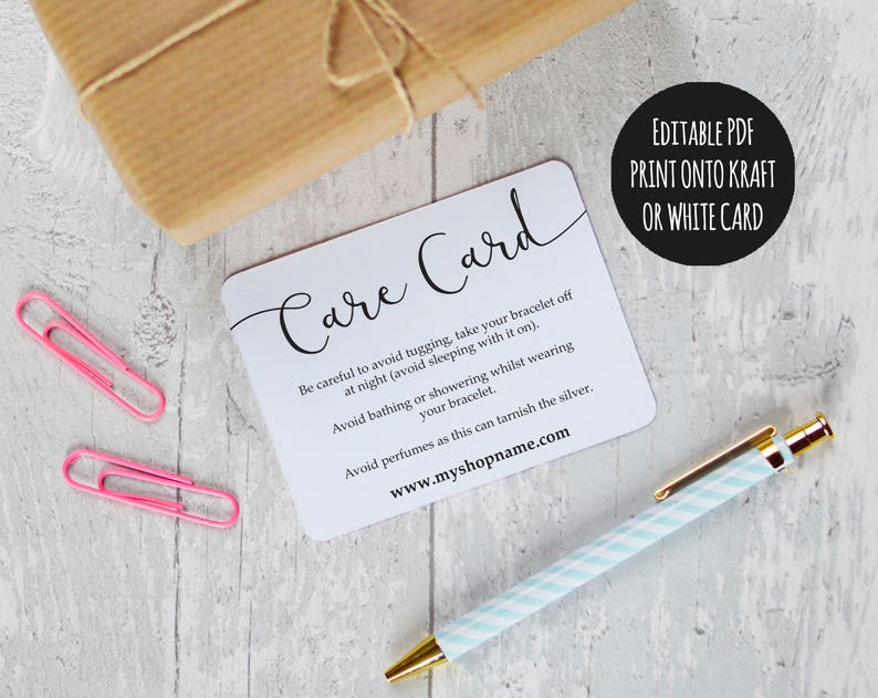 Etsy Shop Jewelry Care Cards INSTANT DOWNLOAD Etsy Sellers Etsy etsy-shop-jewelry-care-cards-instant-download-etsy-sellers-etsy