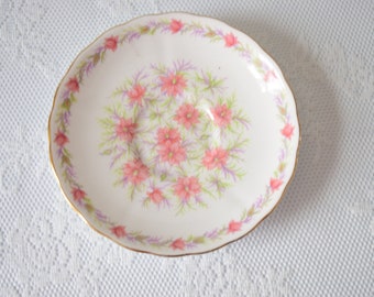 Vintage China Cake Plate 1960 s Birthday Vintage Tea Party Bridal shower Orphan Plate Vintage Wedding Replacement China Housewarming