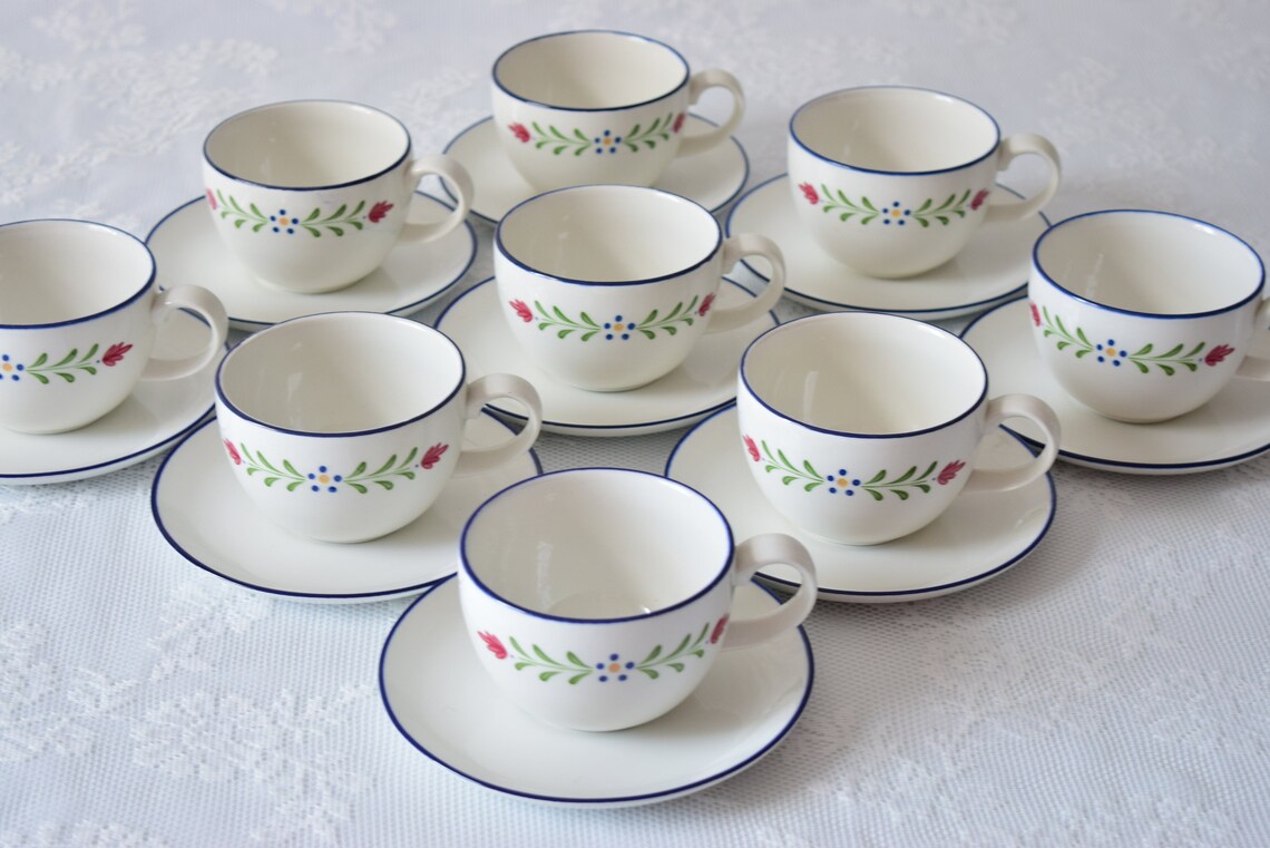 Retro Tea Set Johnson Brothers Mid Century Tea Set Etsy