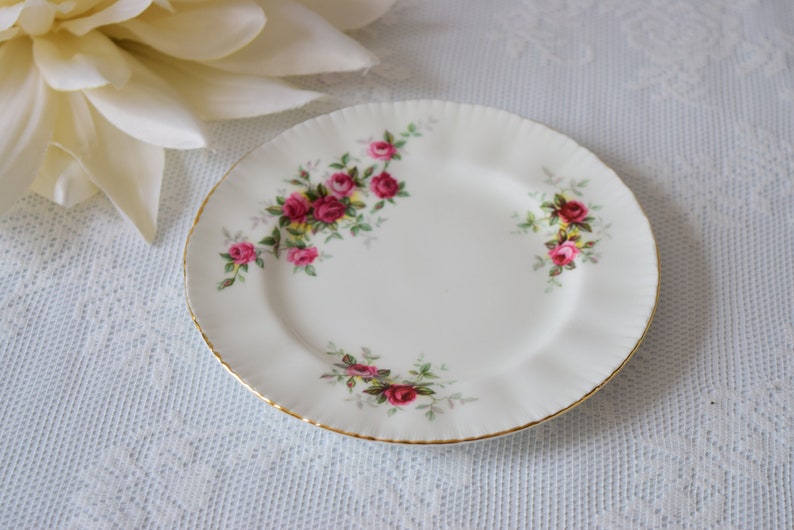 Replacement China Bridal shower Housewarming Vintage Tea Party 1960 s Vintage China Cake Plate Vintage Wedding Orphan Plate Birthday