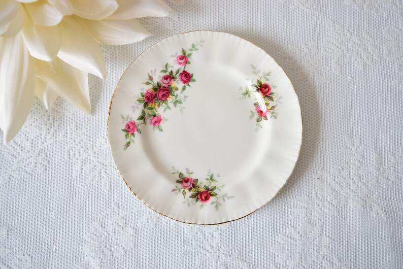 Replacement China Bridal shower Housewarming Vintage Tea Party 1960 s Vintage China Cake Plate Vintage Wedding Orphan Plate Birthday