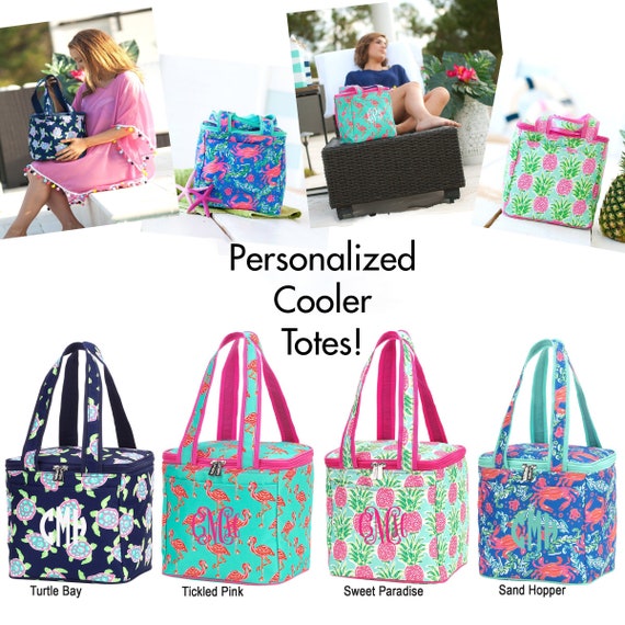 monogram cooler tote