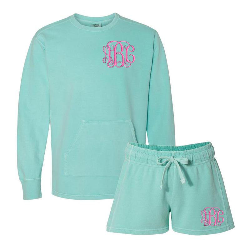 Monogrammed Shirt Sweatshirt 