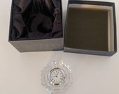 Waterford Crystal Clock Paperweight