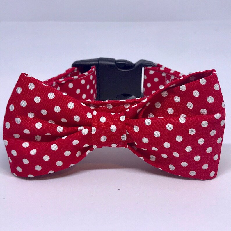Dog Collar Bow Tie Dog Bandana Dog Lead Adjustable Etsy Australia