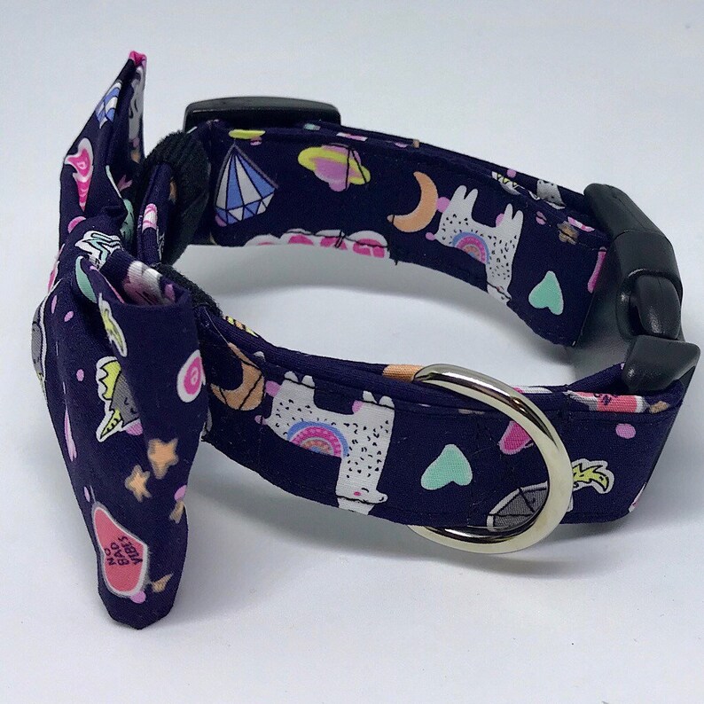 Dog Collar Bow Tie Dog Bandana Dog Lead Adjustable Etsy Australia
