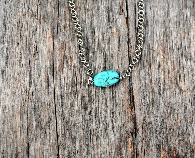 Turquoise Silver Necklace