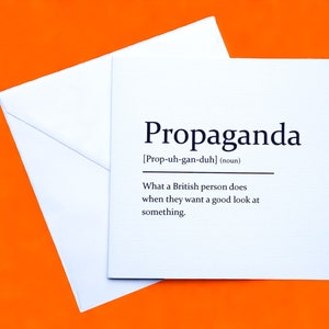 Definição de propaganda sarcástica, cartão de felicitações, cartão de aniversário, cartão de amigo