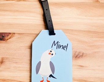 Seagull Mine Luggage Tag, available in different colours