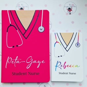 A6/A5 Nursing/medical notebook. Pocket sized so ideal for placements. Nurse, midwife, doctor, medical staff