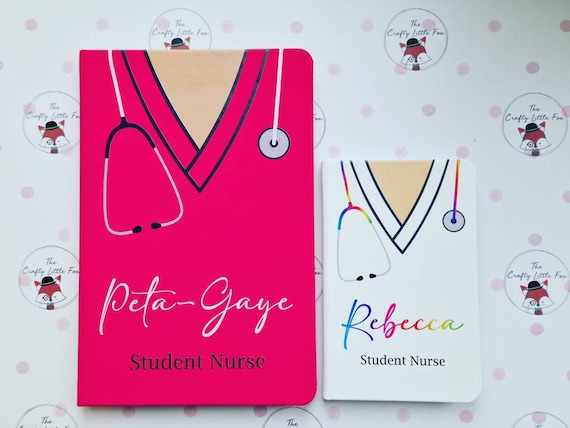 Aazon.co : BearCake Retro Stethoscope Edical Notebook Journal, Nurse