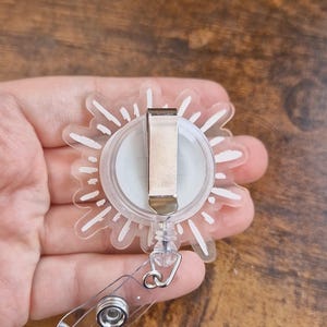 Sunshine intrekbare badgehaspel, verpleegster, studentverpleegkundige, arts afbeelding 2