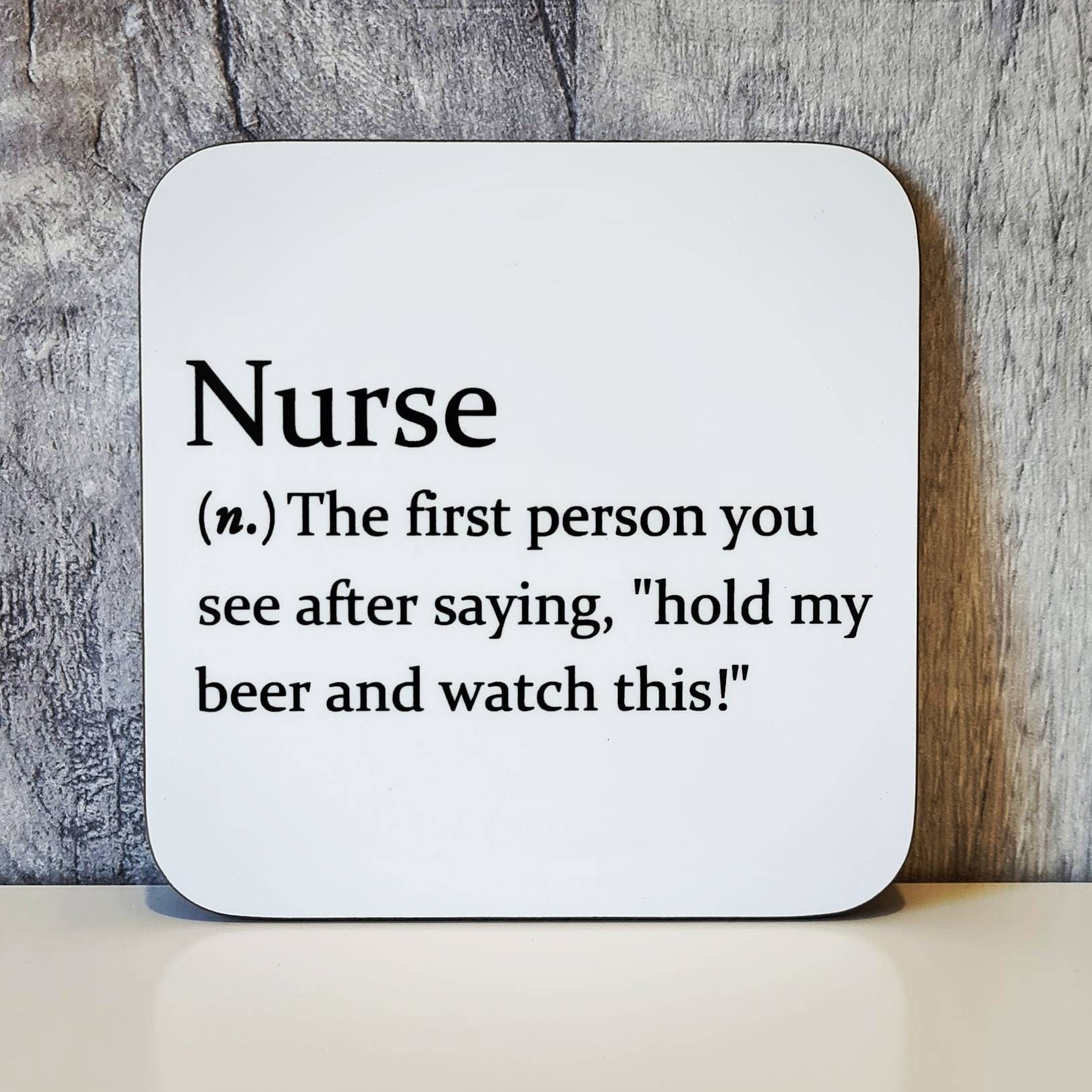 Sarcastic 'nurse' Dictionary Definition Coaster Funny - Etsy Denmark Sarcastic 'nurse' Dictionary Definition Coaster Funny - Etsy Denmark