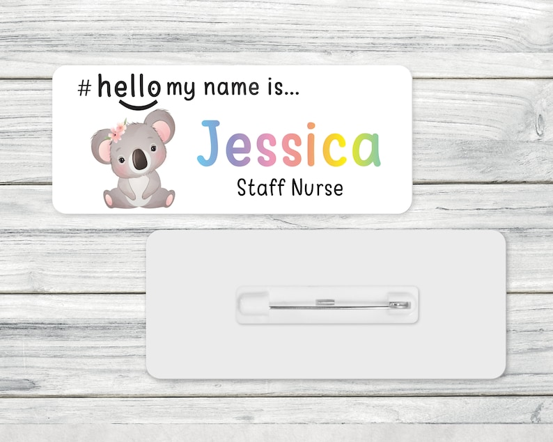 Hello my name is... Name badge, nurse, doctor, student, midwife, hospital image 2