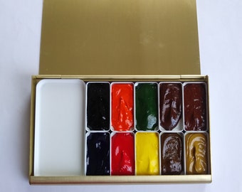 Mini Paint Palette Etsy