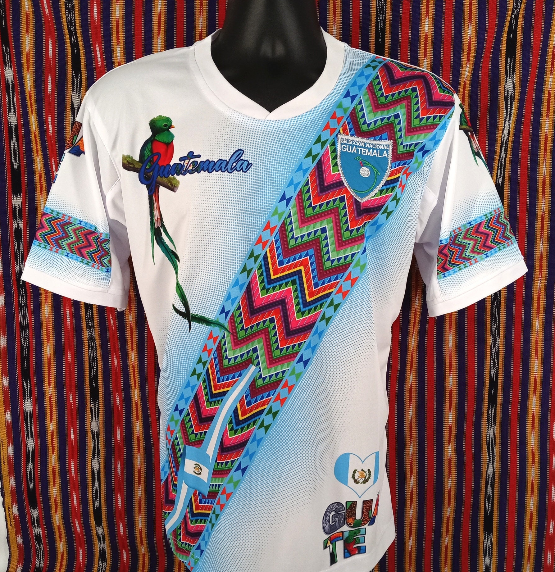 Dog Dabbing Guatemala Soccer Jersey Shirt Football Lover Unisex Form T-Shirt