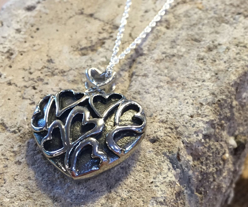 Stainless Heart Cremation Jewelry Etsy