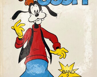 Vintage Disney Carl Barks Stories: Ich, Goofy (Band 2). 1980s Reprint, German Edition, Large Format Comic Book, Collectible