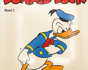 Vintage Disney Carl Barks Stories: Ich, Donald Duck Vol 2. 1980s Reprint, German Edition, Large Format Comic Book, Collectible