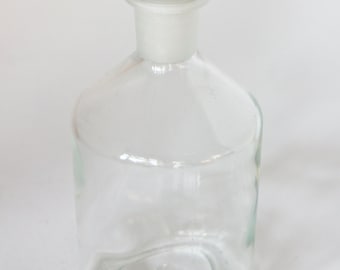 Apotheker fles dik glas glas Plug deksel apotheker apotheek kolf van 250 ml