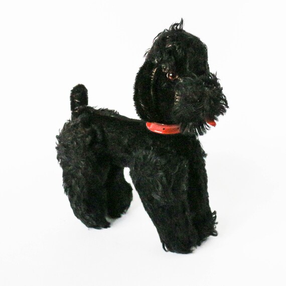 steiff black dog