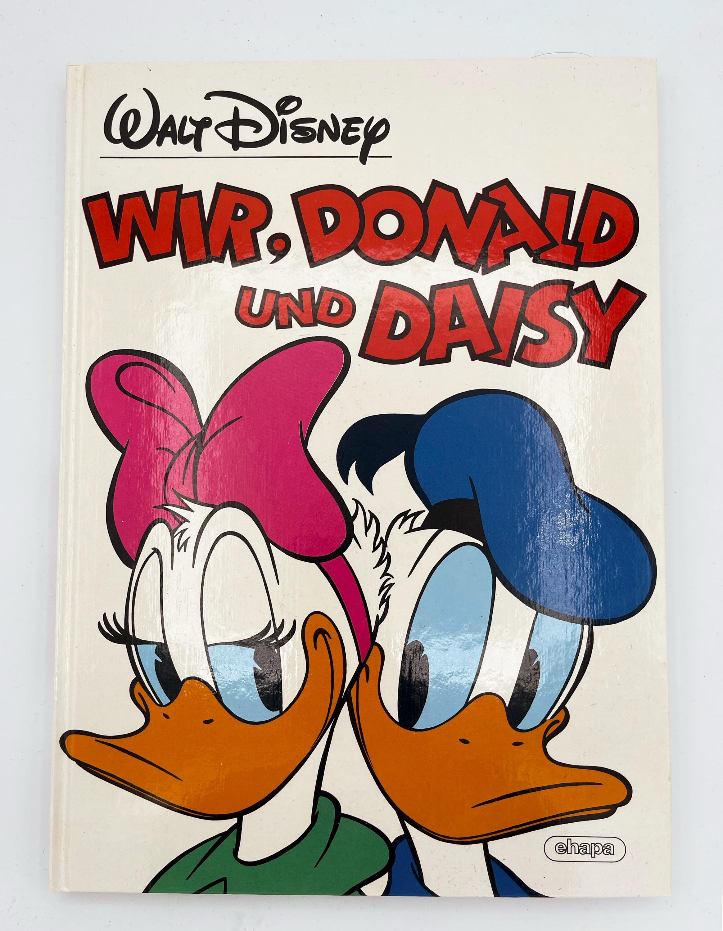 Vintage Disney Carl Barks Stories: Wir, Donald und Daisy. 1980s Reprint, German Edition, Large Format Comic Book, Collectible