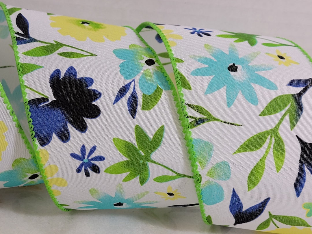 5 Yard Lot Wired Edge Ribbon 2 1/2