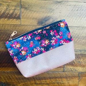Food Safe Snack Bag, Reusable Pouch, Washable Bag, Lunch Pouch, Snack Pouch, Storage Bag, Floral, Little Kid Pouch