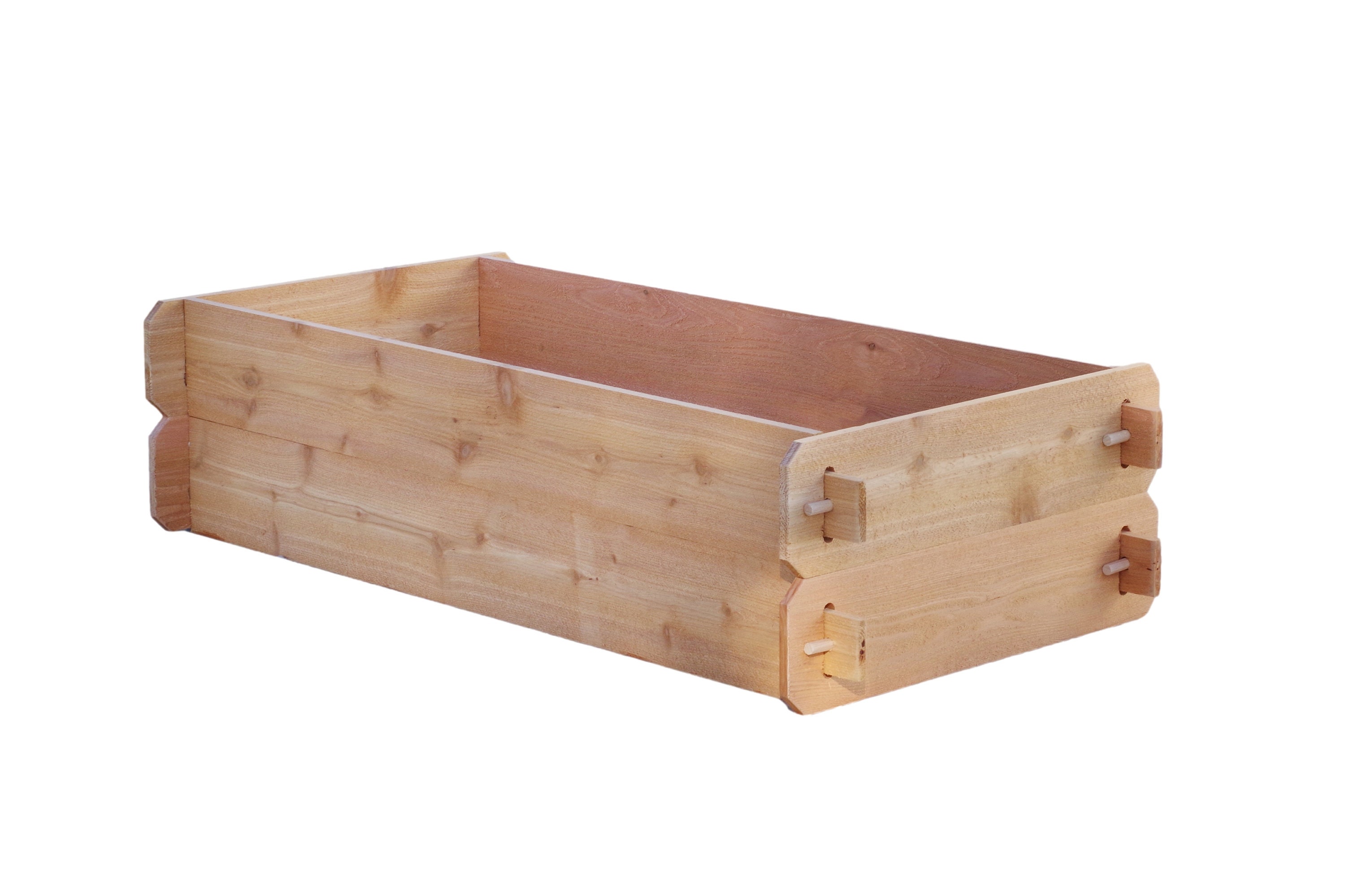 Timberlane Gardens Easy Raised Garden Bed Kit Double Deep Etsy