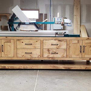 Custom Double Sink Vanity - Handmade, Lifetime Warranty, Premium Hardware, Free Shipping, USA Made