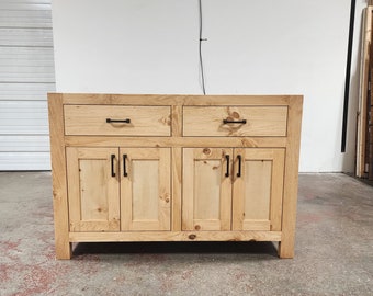 Custom Kitchen Island - Handmade, Premium Hardware, Free Shipping, USA Made - MODEL 1102