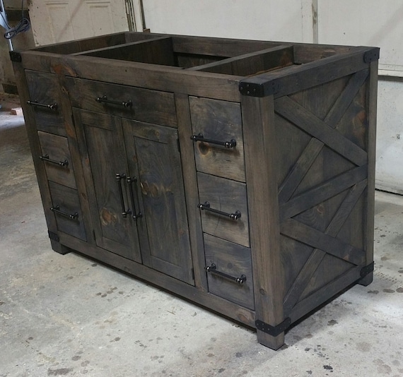Custom bathroom vanity Etsy