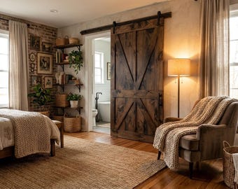 Crossbuck Barn Door - Handmade, Lifetime Warranty, Premium