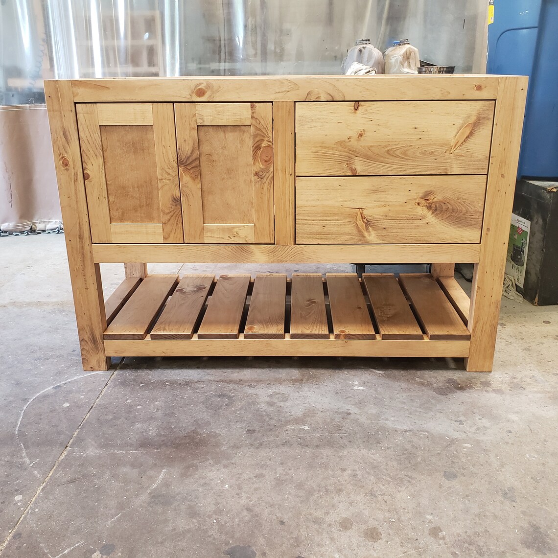 Custom Single Sink Vanity Handmade Lifetime Warranty - Etsy