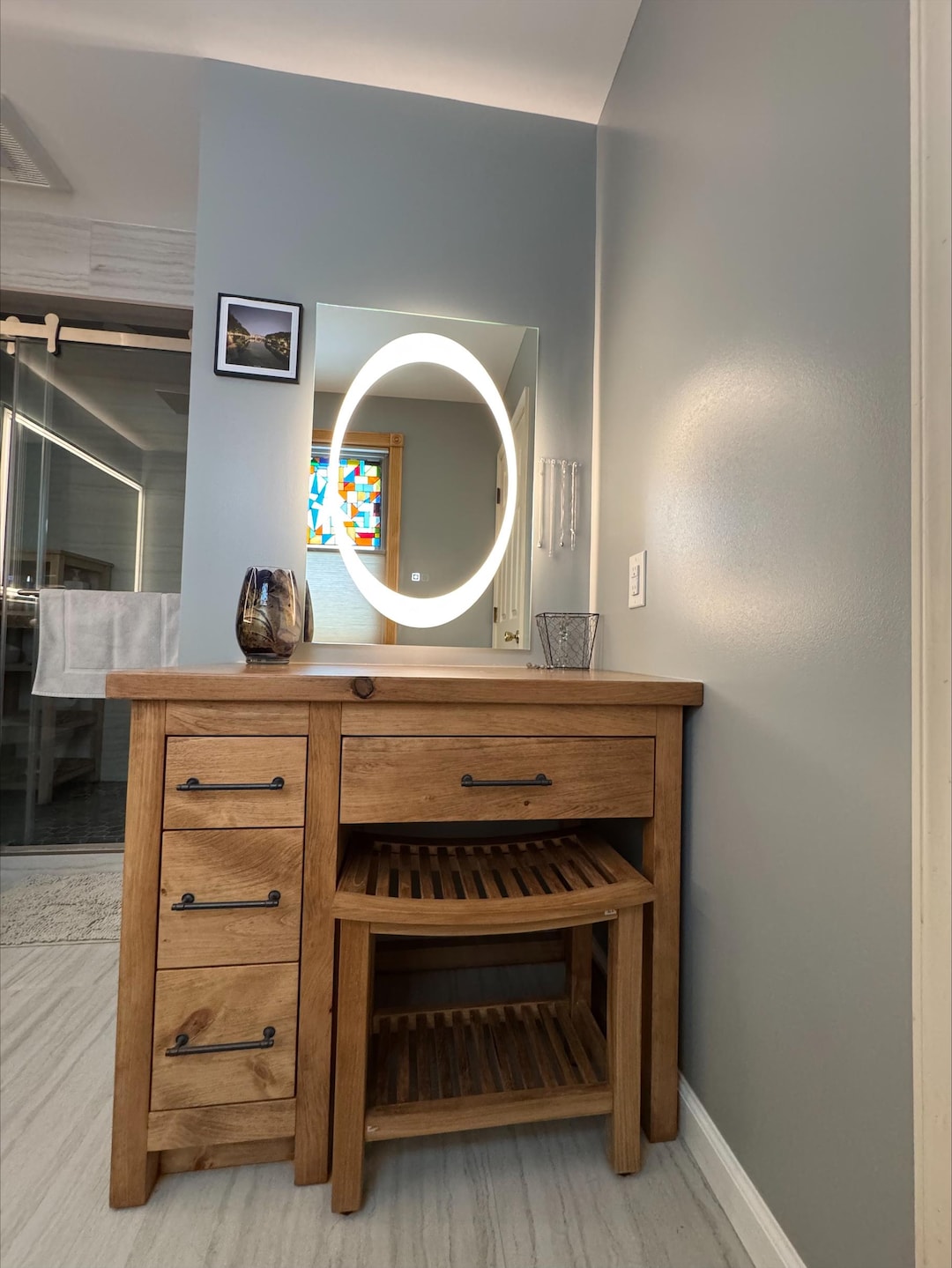 Custom Make up Vanity Handmade, Lifetime Warranty, Premium Hardware, Free  Shipping, USA Made