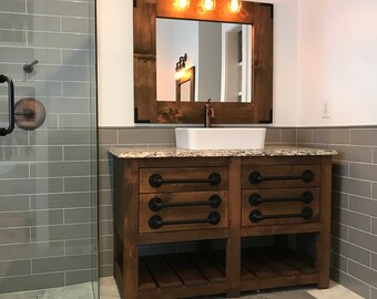 Custom handmade vanity