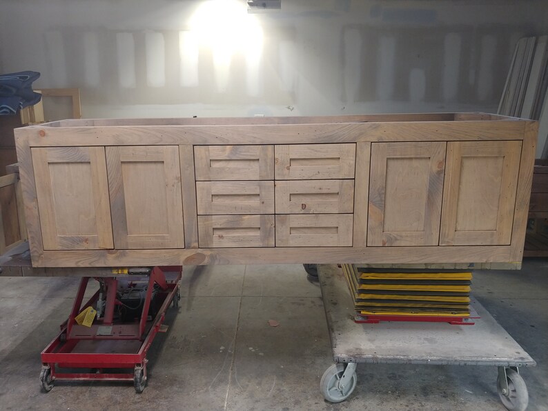 Custom Floating Bathroom Vanity Handmade, Fully Water Resistant