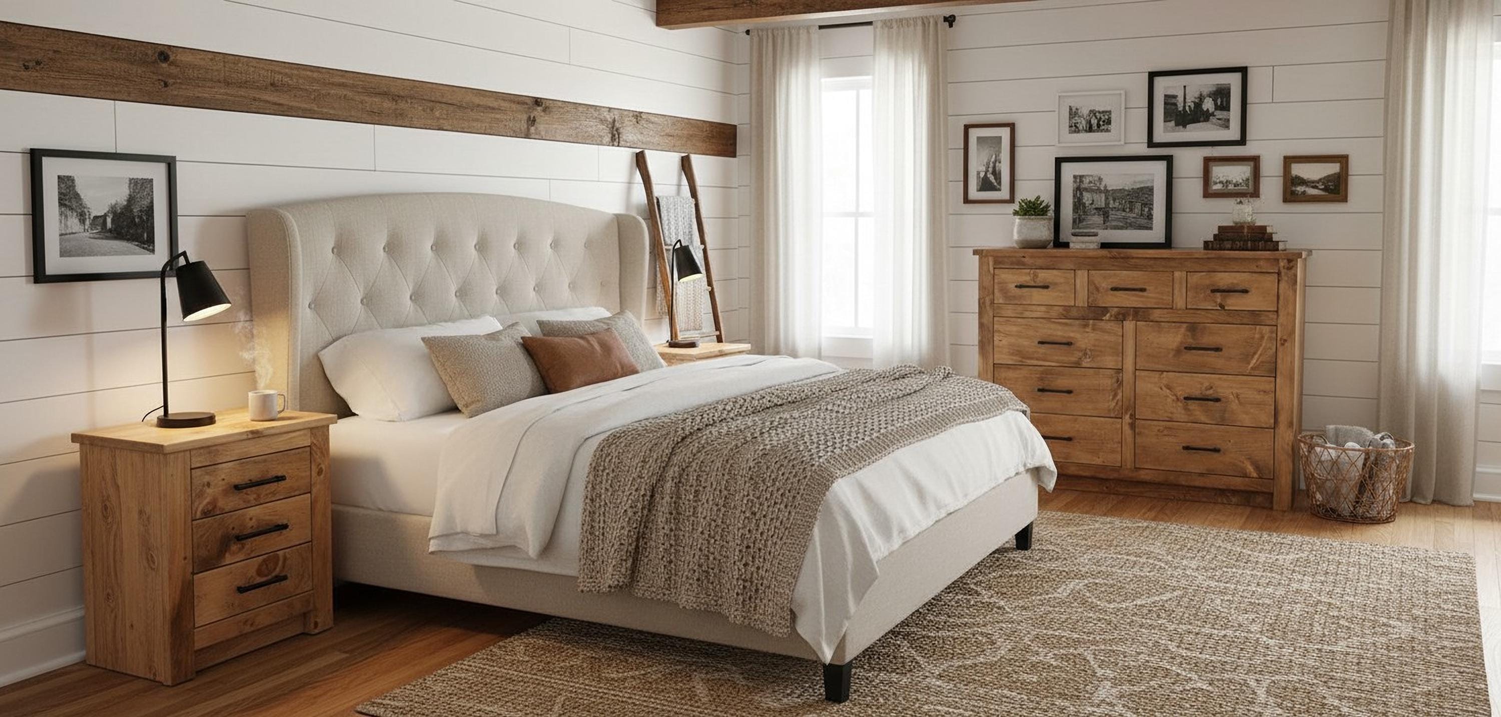 matching dresser and nightstand Charlton Home Scarlett 4 Piece Dresser And Nightstand Sets, Two 3 Drawer  Dressers & Two Rattan Nightstands, Oak & Reviews