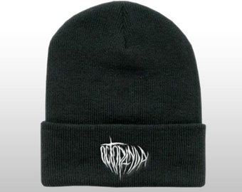 Octopanda Beanie - Heavy Metal Goth Design