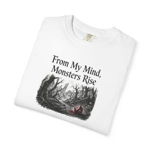 Camiseta "From My Mind Monsters Rise", regalo para Dungeon Master, camiseta "Dark DND"
