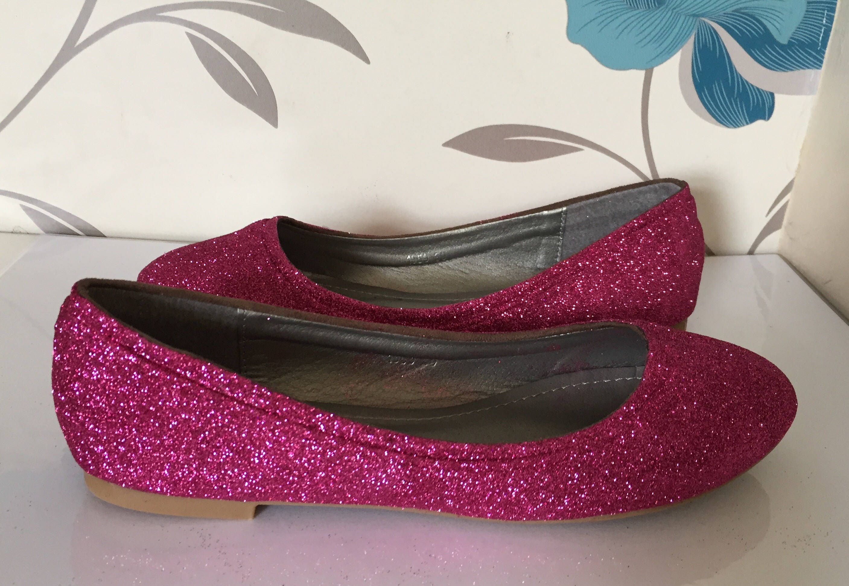hot pink bridesmaid shoes