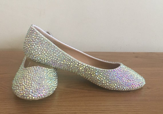 sparkly flat shoes uk